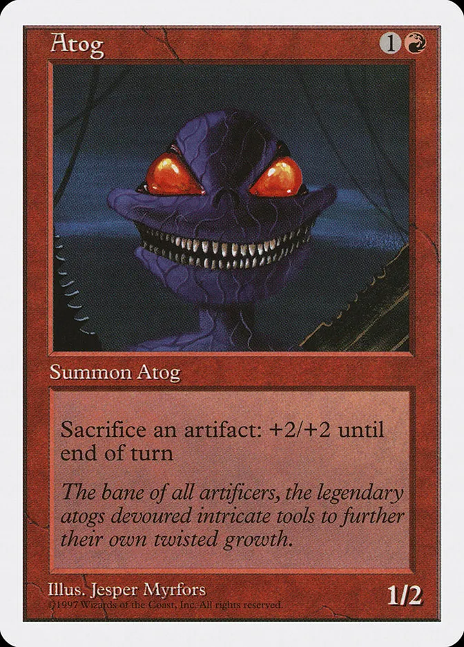 1997 Fifth Edition Atog #209 uncommon card image