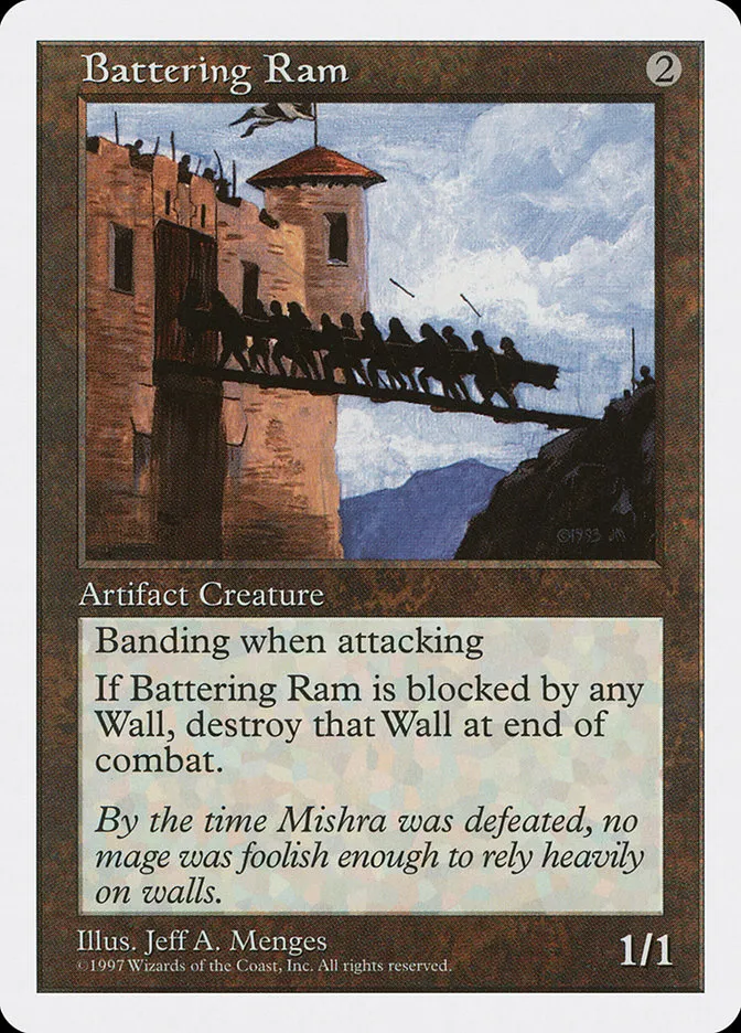 1997 Fifth Edition Battering Ram common #353 common card image