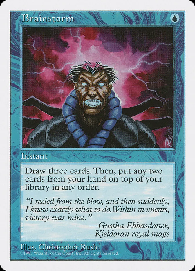 1997 Fifth Edition Brainstorm common #76 common card image