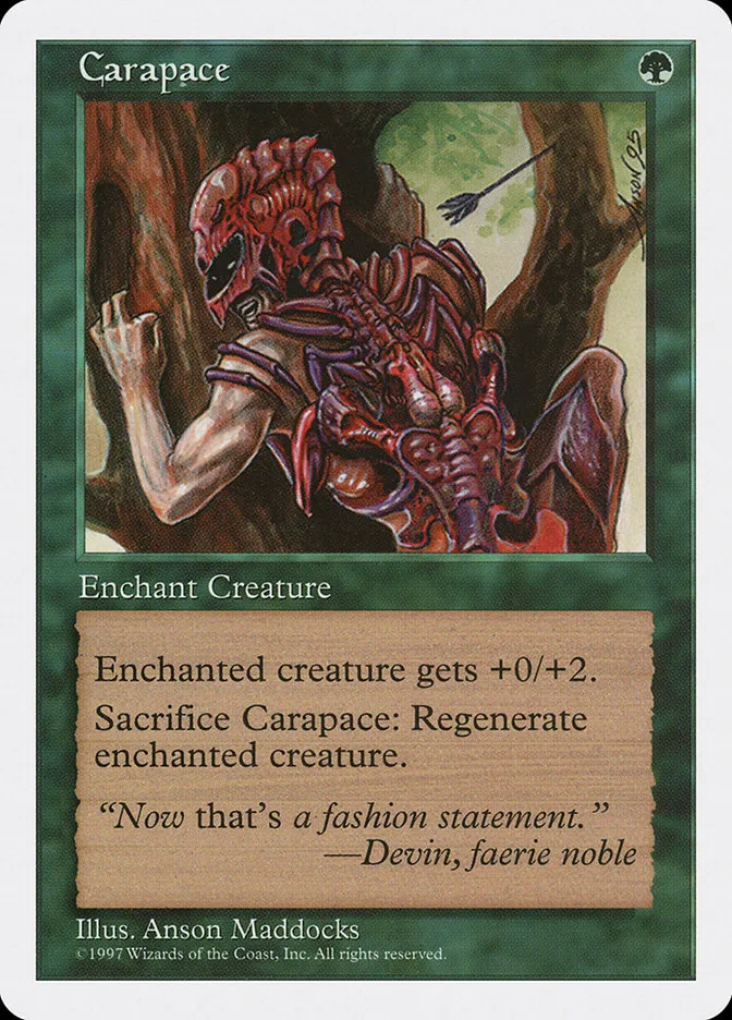 1997 Fifth Edition Carapace common #281 common card image