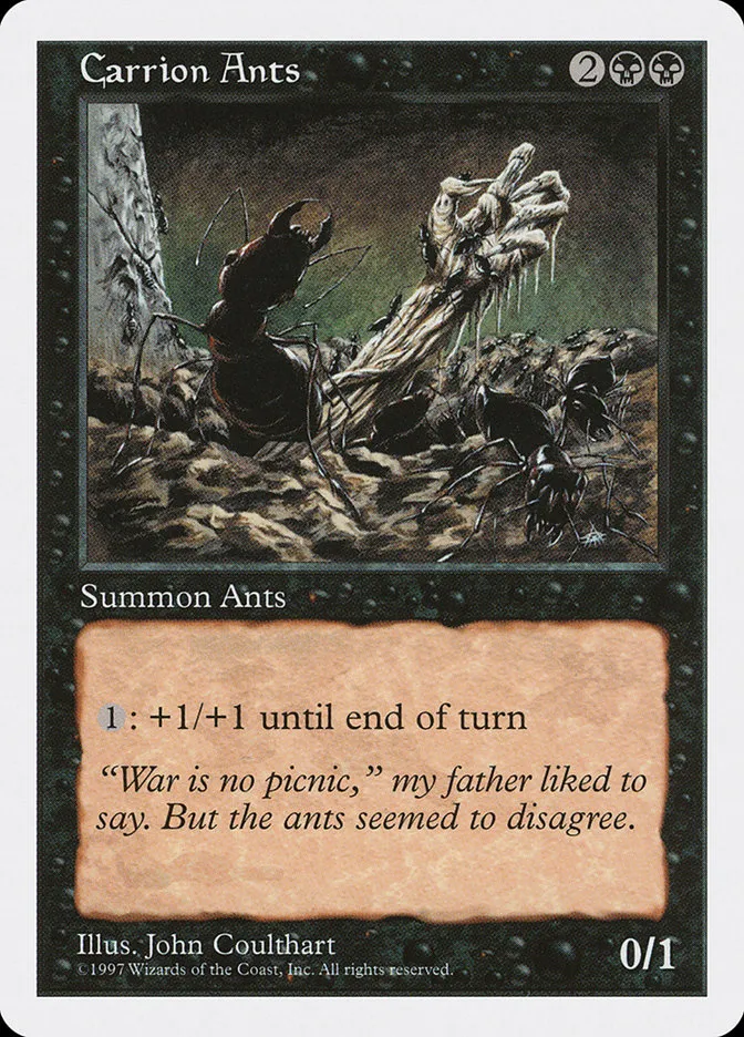 1997 Fifth Edition Carrion Ants uncommon #150 uncommon card image