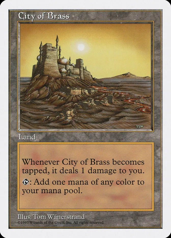 1997 Fifth Edition City of Brass #413 rare card image