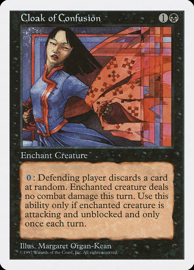 1997 Fifth Edition Cloak of Confusion common #151 common card image