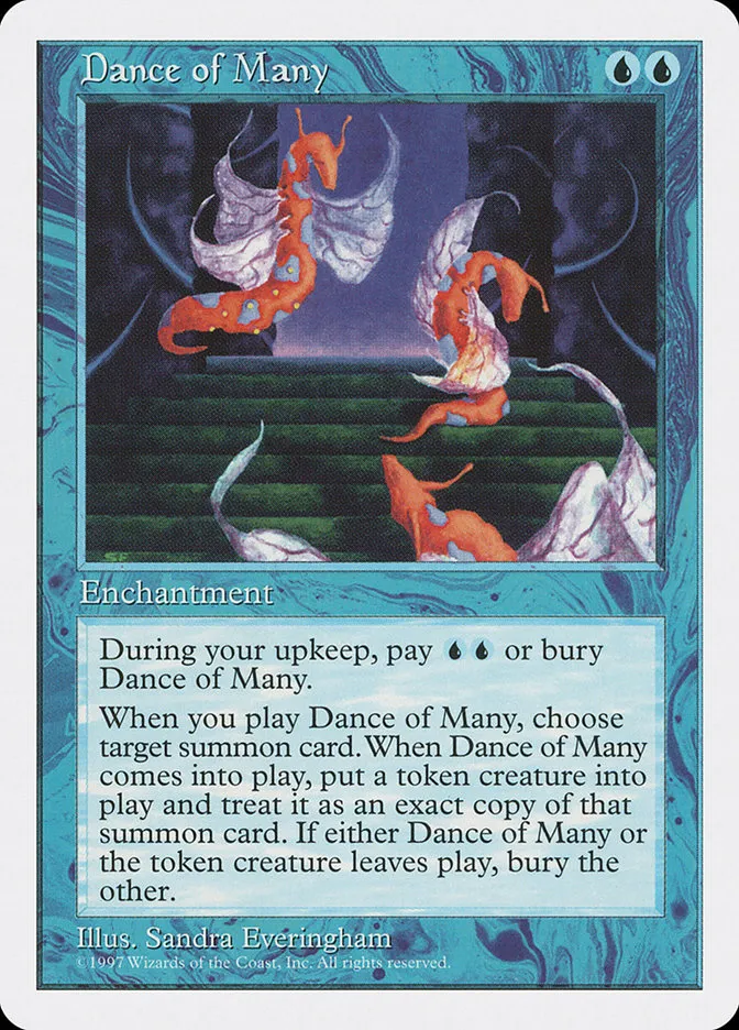 1997 Fifth Edition Dance of Many rare #78 rare card image