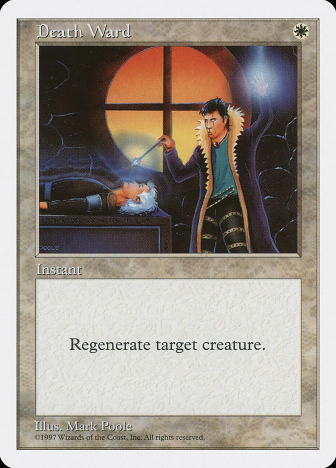 1997 Fifth Edition Death Ward common #25 common card image