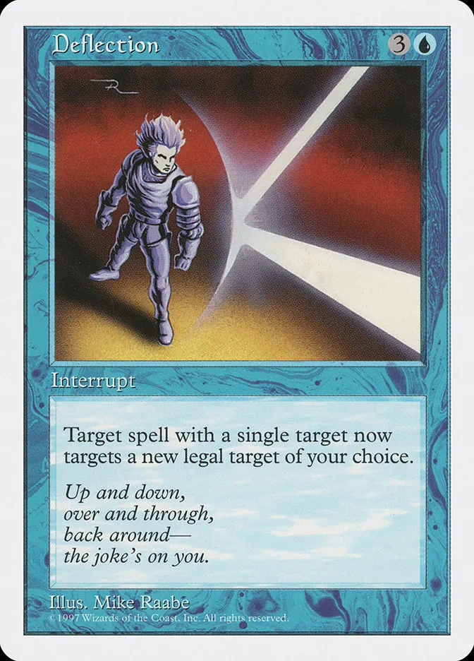 1997 Fifth Edition Deflection rare #81 rare card image