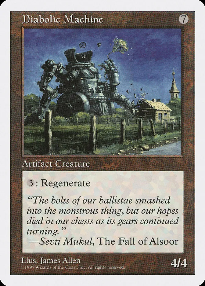 1997 Fifth Edition Diabolic Machine uncommon #363 uncommon card image