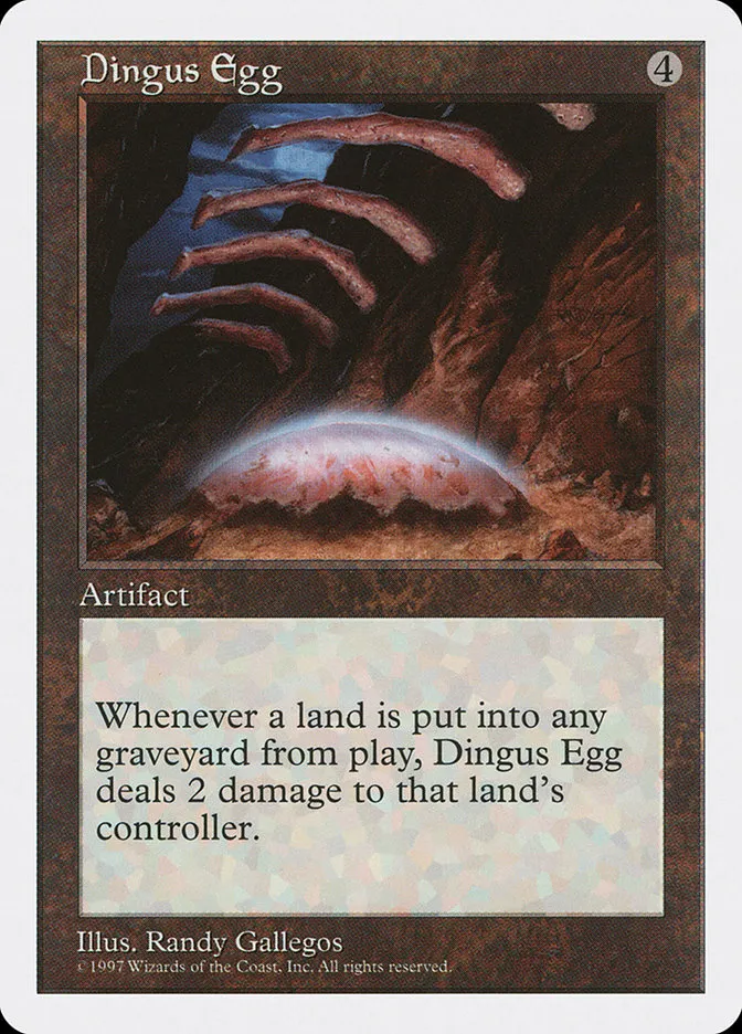 1997 Fifth Edition Dingus Egg #364 rare card image