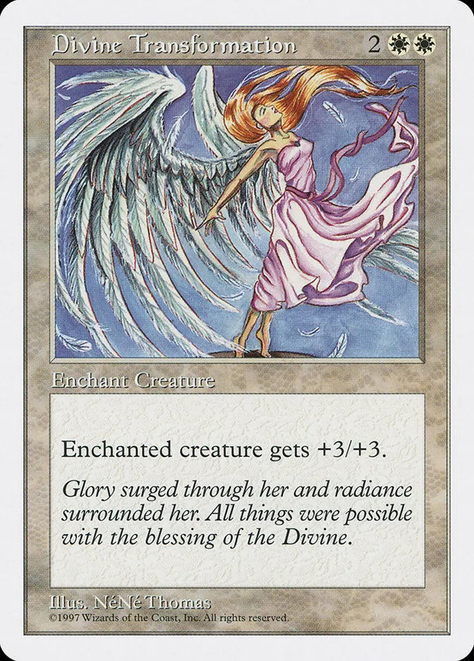 1997 Fifth Edition Divine Transformation uncommon #28 uncommon card image