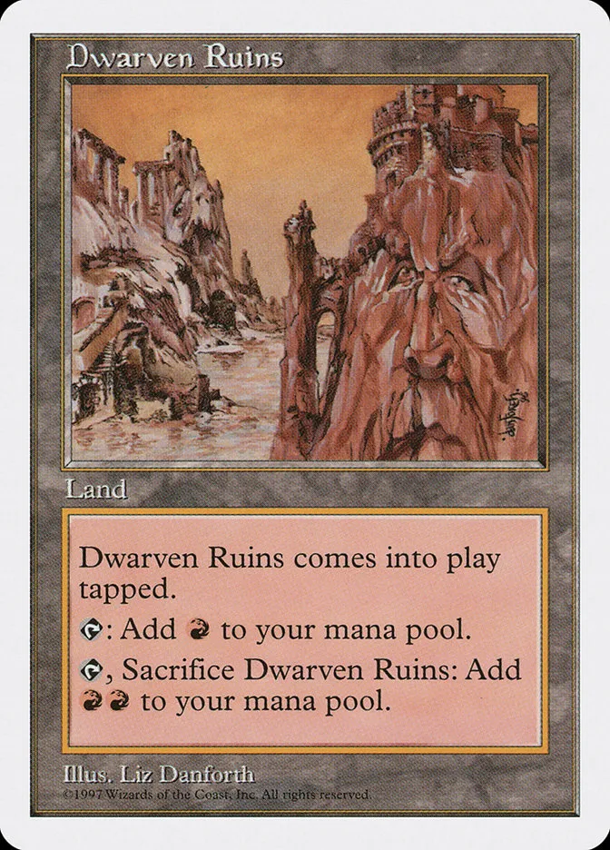1997 Fifth Edition Dwarven Ruins uncommon #415 uncommon card image