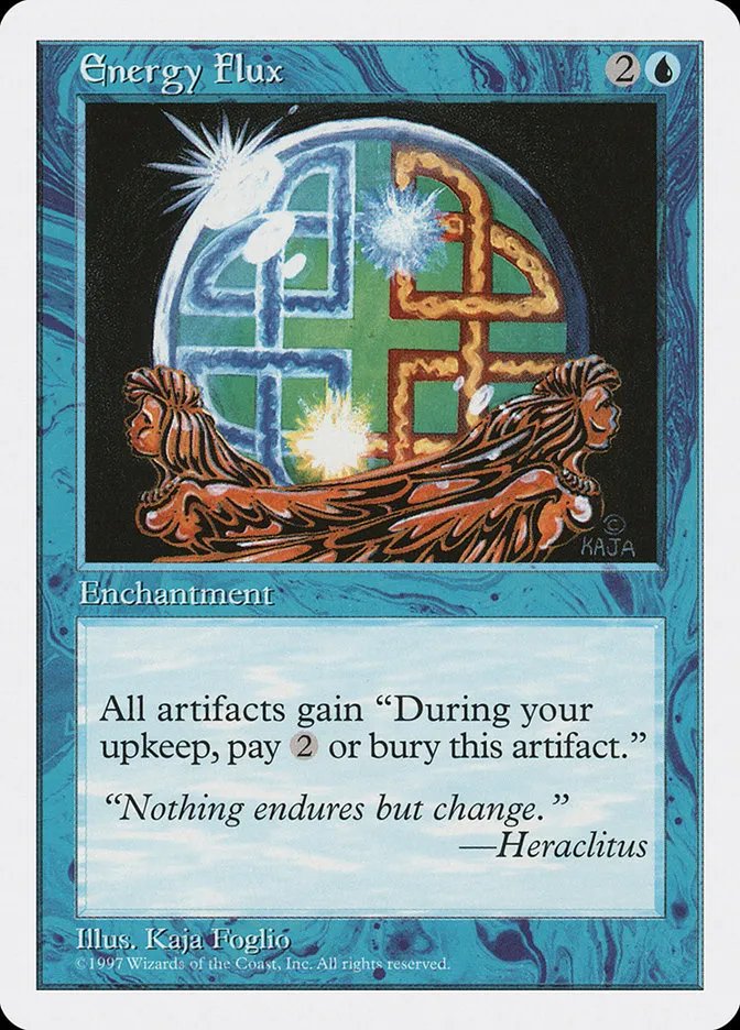 1997 Fifth Edition Energy Flux uncommon #83 uncommon card image