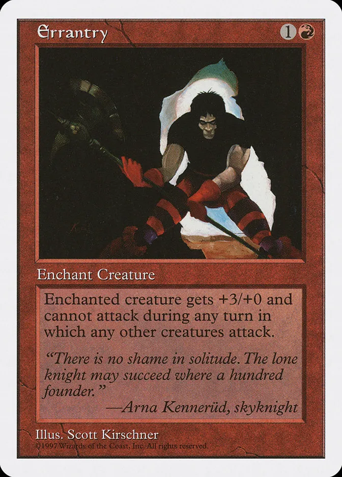 1997 Fifth Edition Errantry common #224 common card image
