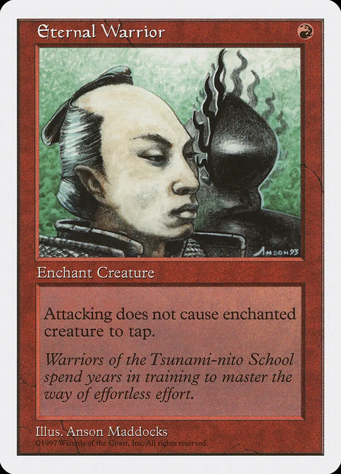 1997 Fifth Edition Eternal Warrior common #225 common card image