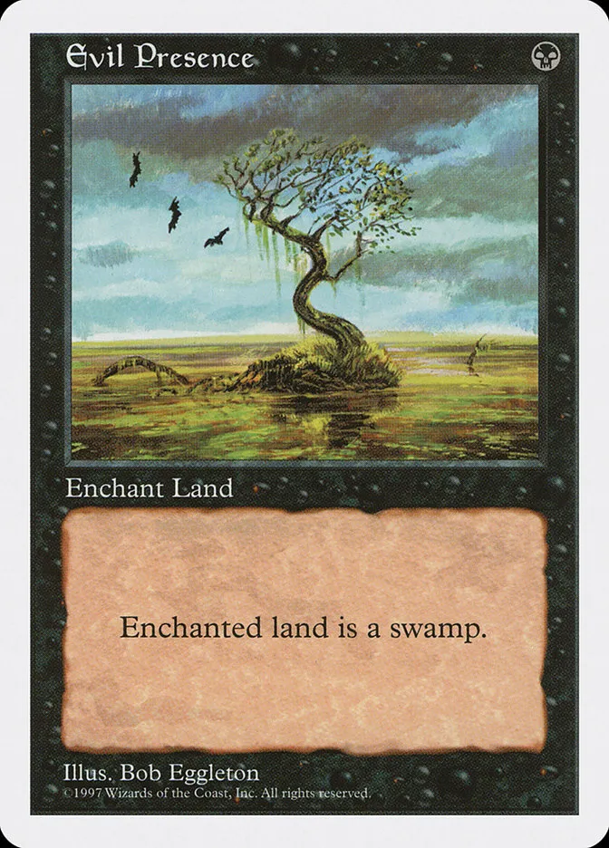 1997 Fifth Edition Evil Presence uncommon #160 uncommon card image