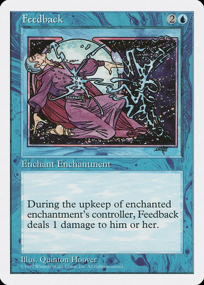 1997 Fifth Edition Feedback uncommon #85 uncommon card image