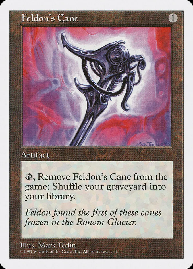 1997 Fifth Edition Feldon's Cane uncommon #368 uncommon card image