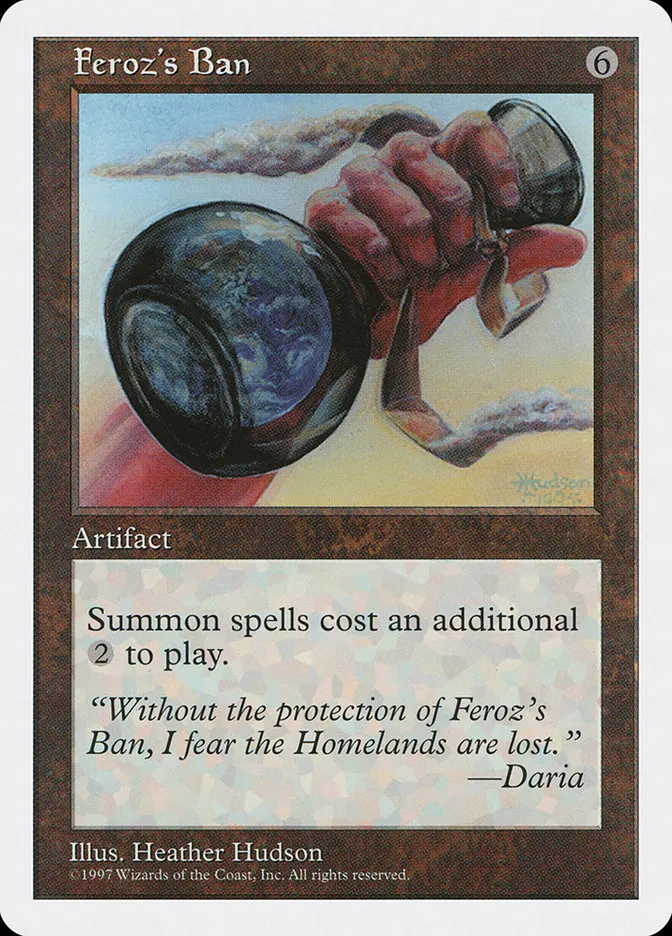 1997 Fifth Edition Feroz's Ban rare #370 rare card image