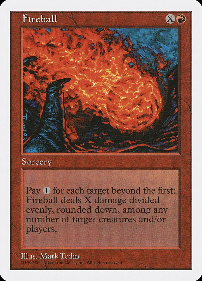 1997 Fifth Edition Fireball common #227 common card image