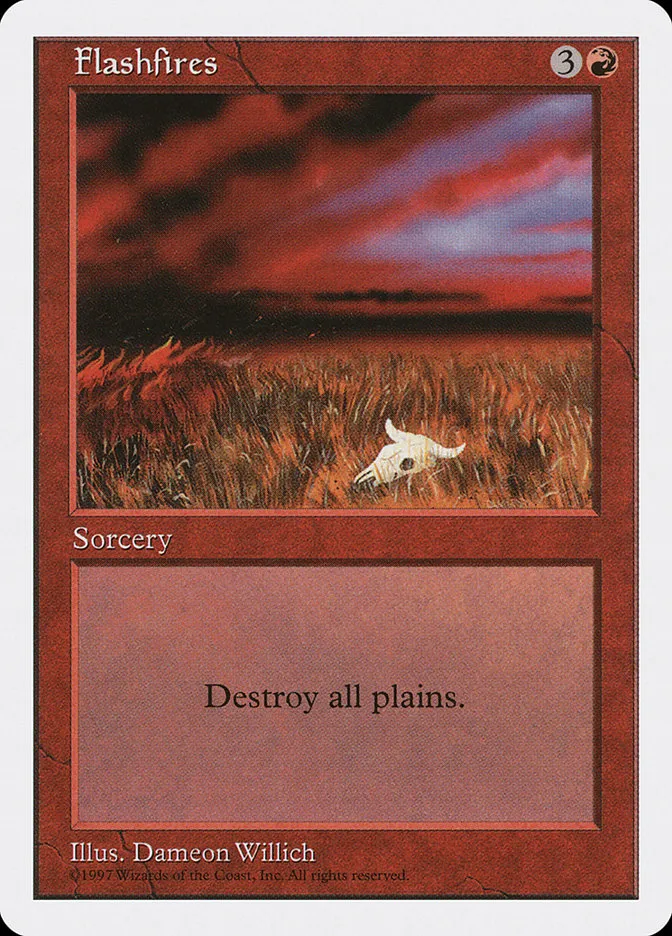 1997 Fifth Edition Flashfires uncommon #231 uncommon card image