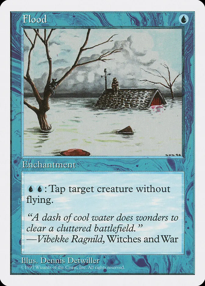1997 Fifth Edition Flood common #87 common card image