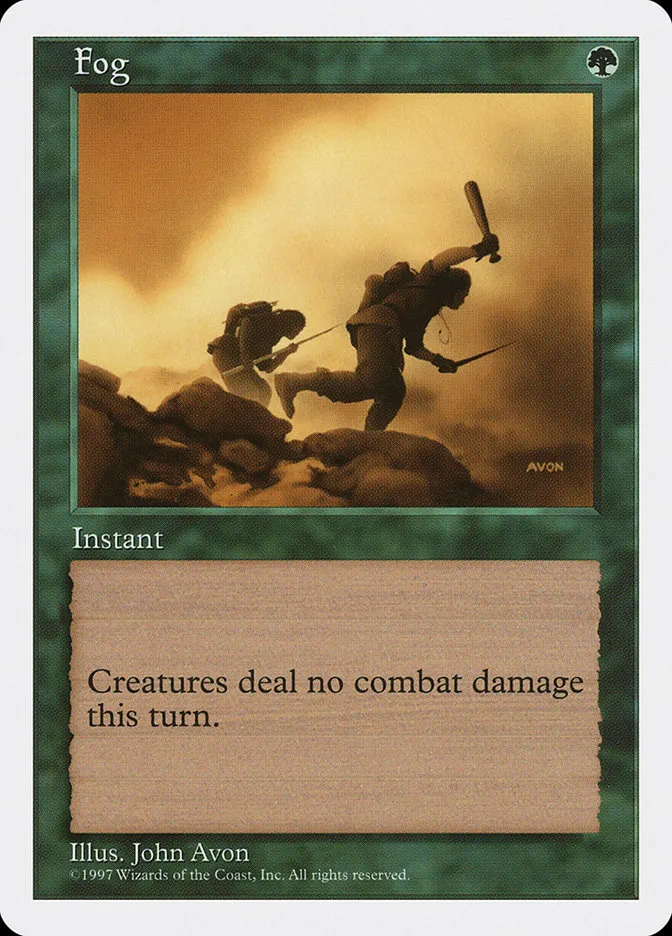 1997 Fifth Edition Fog common #293 common card image