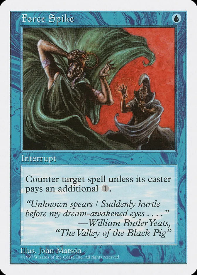 1997 Fifth Edition Force Spike common #88 common card image