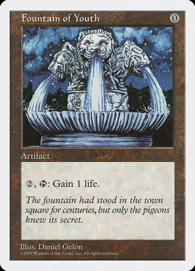 1997 Fifth Edition Fountain of Youth uncommon #372 uncommon card image