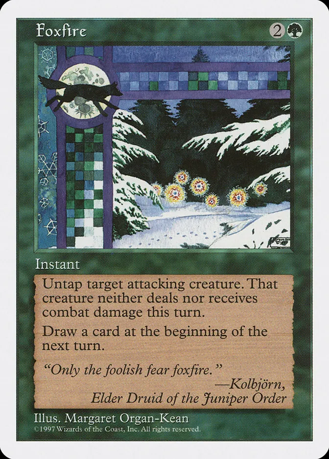 1997 Fifth Edition Foxfire common #295 common card image