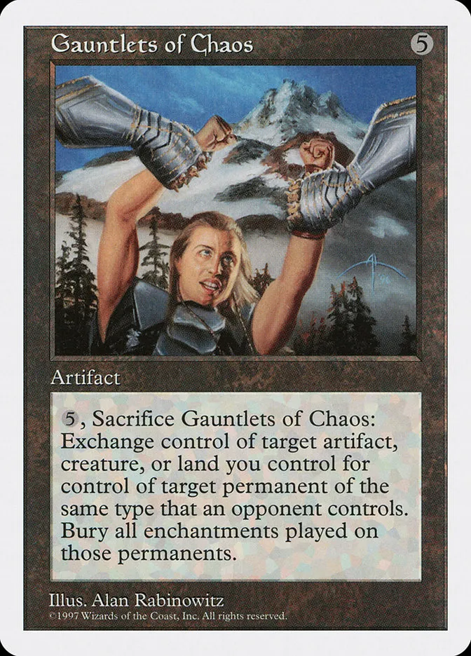 1997 Fifth Edition Gauntlets of Chaos #373 rare card image