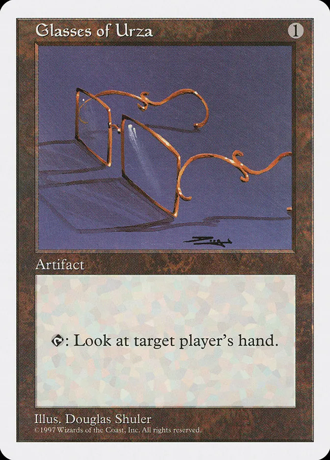 1997 Fifth Edition Glasses of Urza #374 uncommon card image