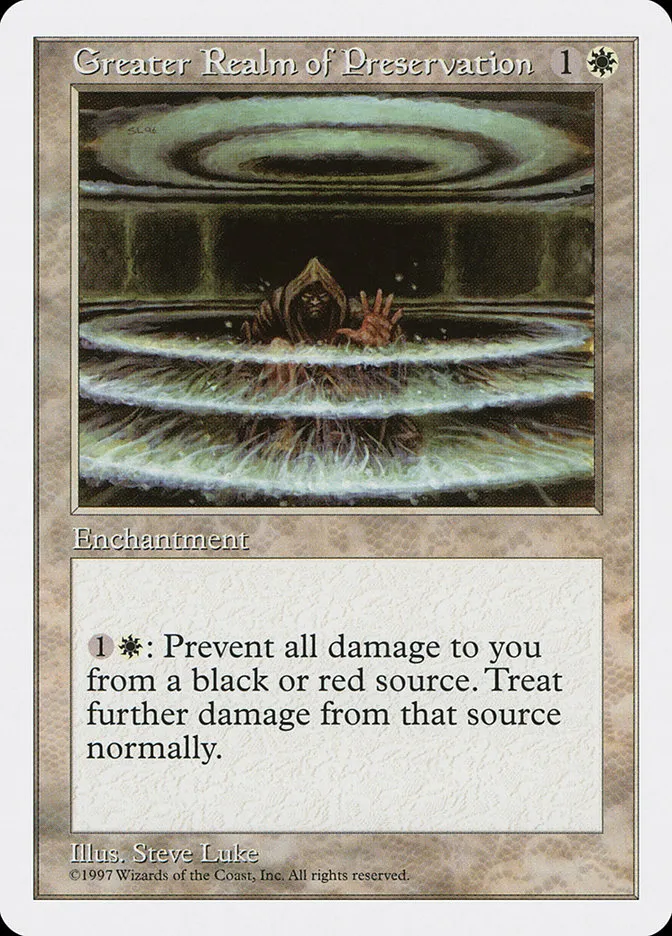 1997 Fifth Edition Greater Realm of Preservation uncommon #31 uncommon card image
