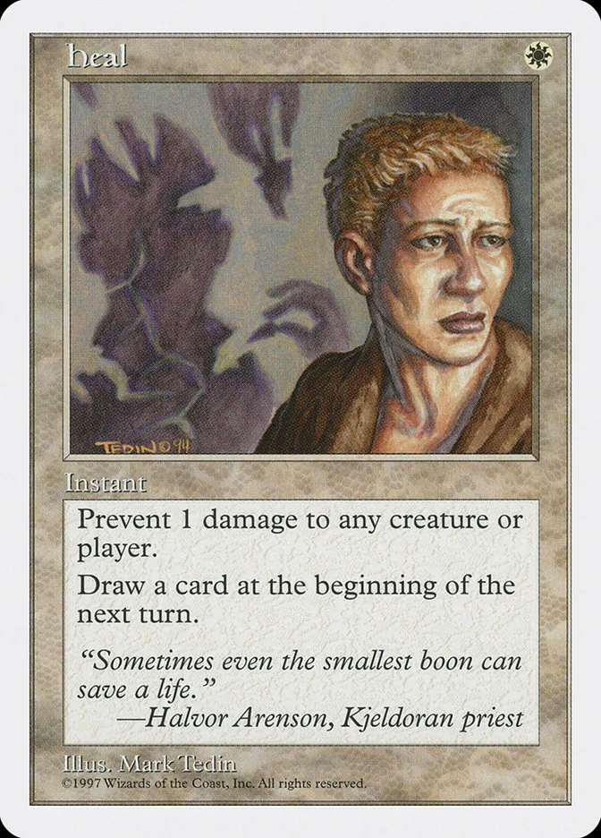 1997 Fifth Edition Heal common #32 common card image