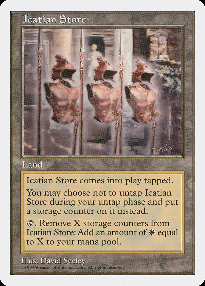 1997 Fifth Edition Icatian Store rare #419 rare card image