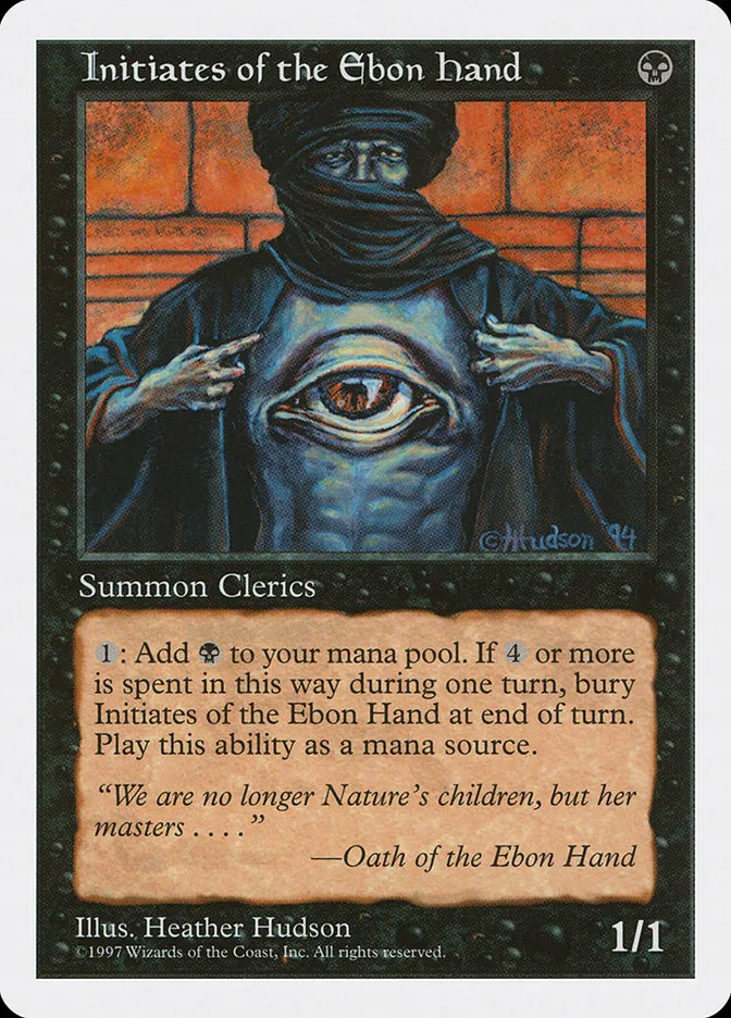 1997 Fifth Edition Initiates of the Ebon Hand #169 common card image