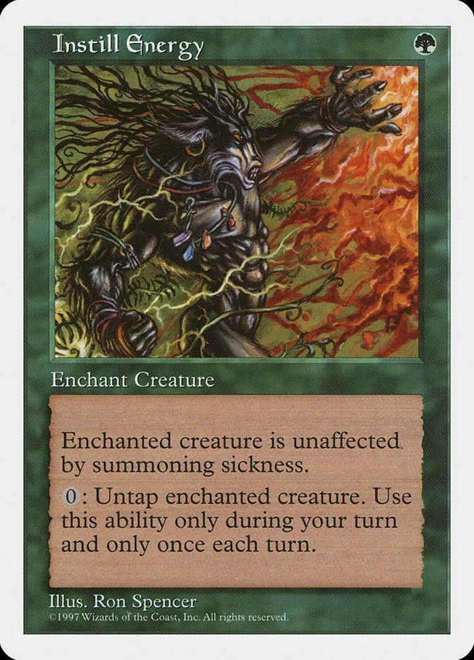 1997 Fifth Edition Instill Energy #304 uncommon card image