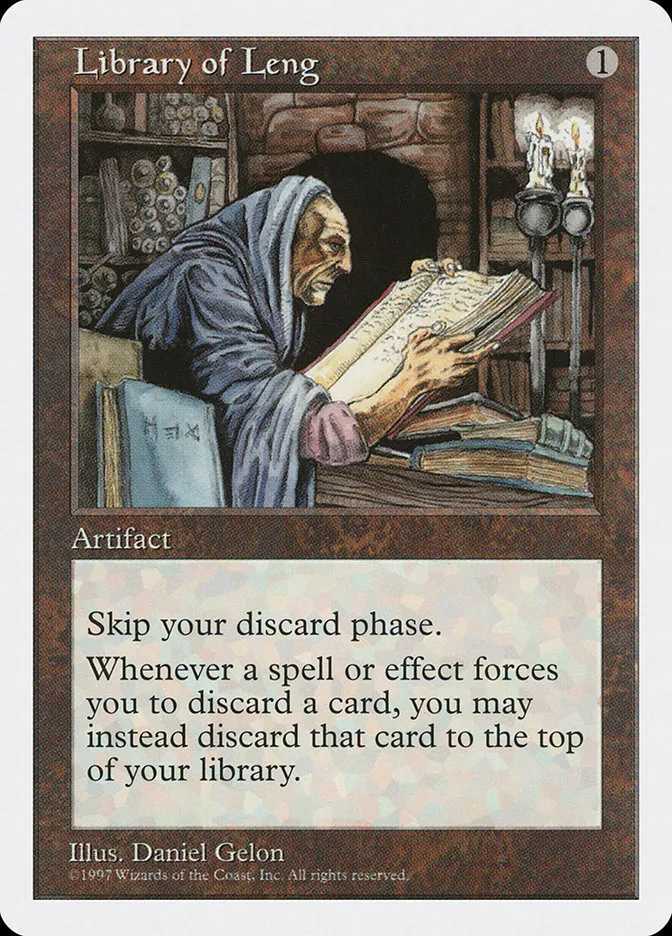 1997 Fifth Edition Library of Leng uncommon #387 uncommon card image
