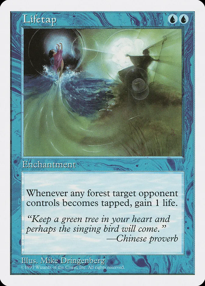 1997 Fifth Edition Lifetap uncommon #99 uncommon card image