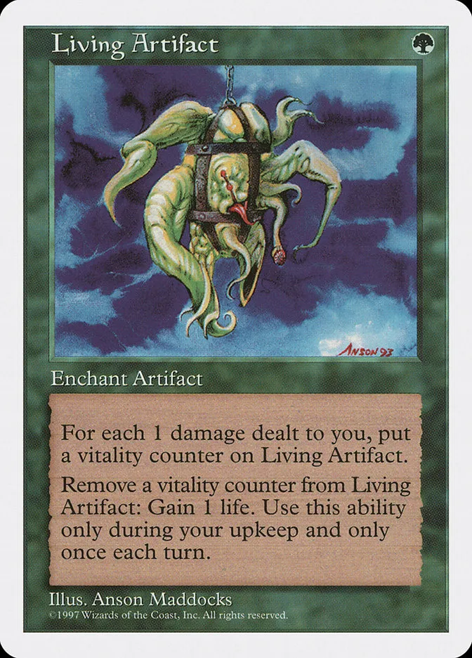 1997 Fifth Edition Living Artifact rare #311 rare card image