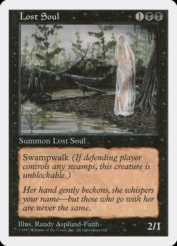 1997 Fifth Edition Lost Soul common #175 common card image