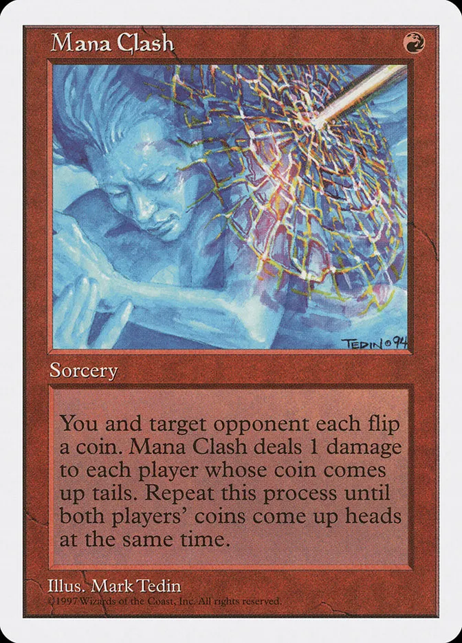1997 Fifth Edition Mana Clash rare #248 rare card image