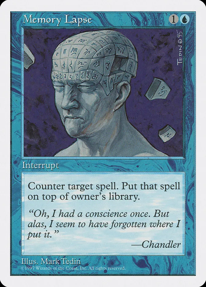 1997 Fifth Edition Memory Lapse common #103 common card image