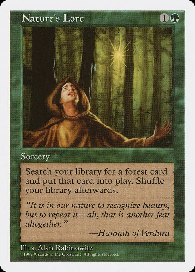 1997 Fifth Edition Nature's Lore common #316 common card image