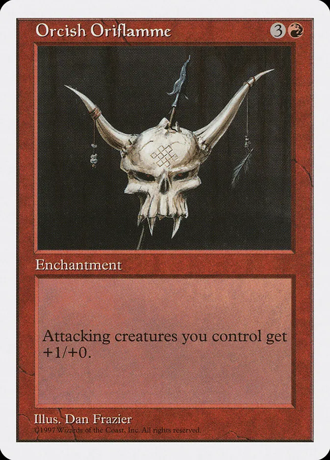 1997 Fifth Edition Orcish Oriflamme uncommon #257 uncommon card image