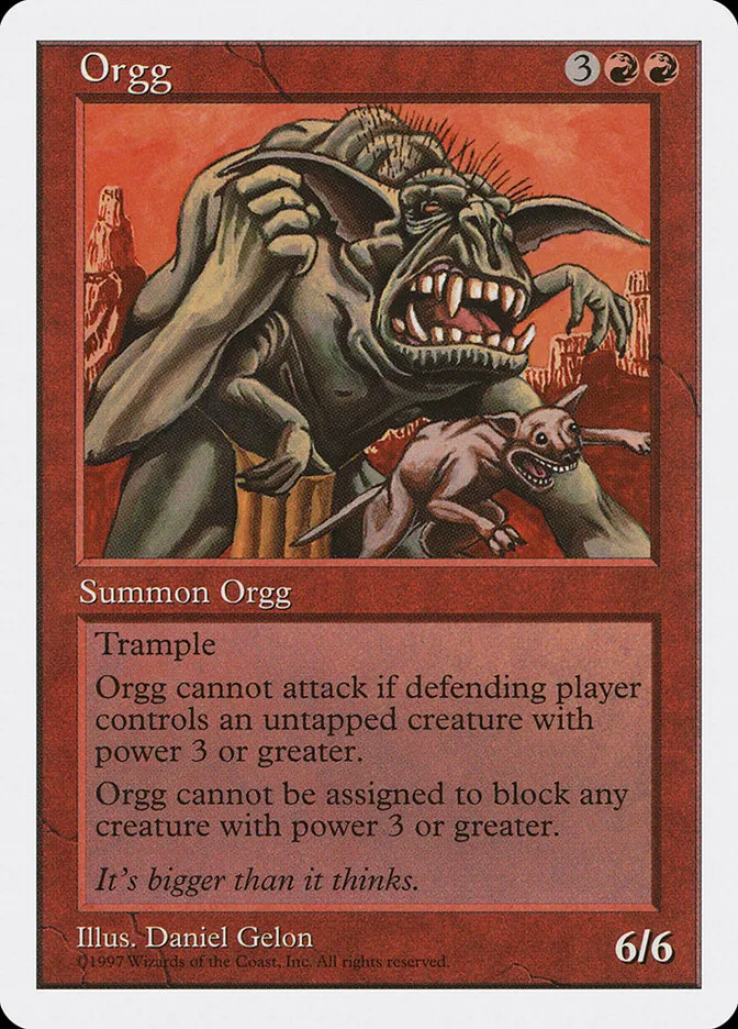 1997 Fifth Edition Orgg rare #259 rare card image