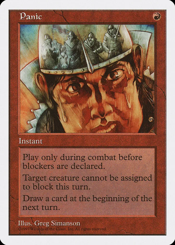 1997 Fifth Edition Panic common #260 common card image