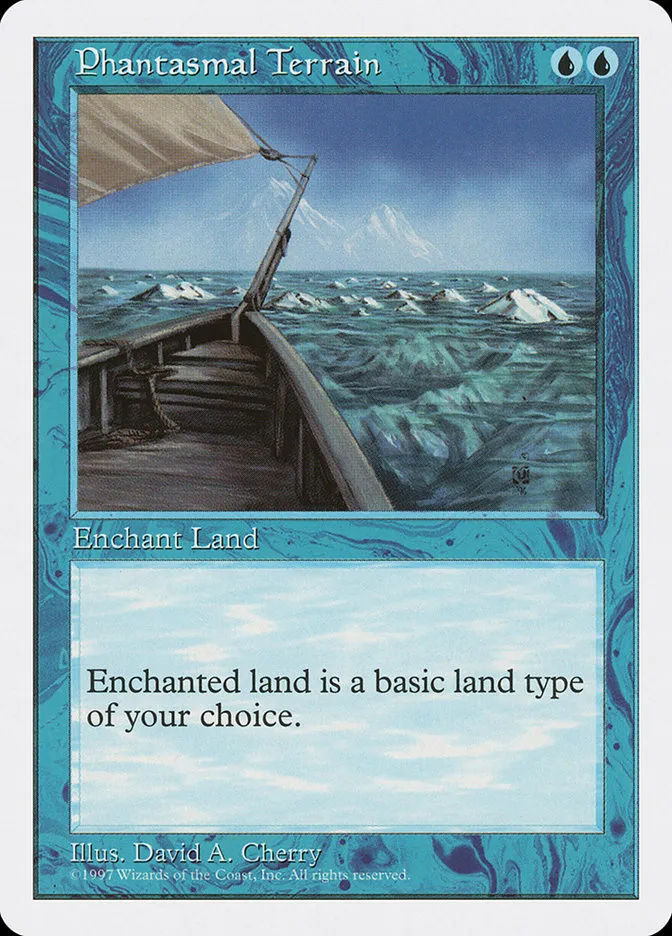 1997 Fifth Edition Phantasmal Terrain #107 common card image