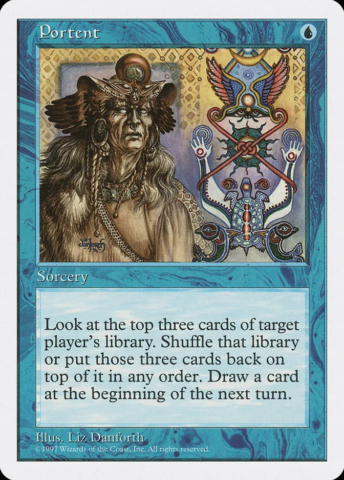 1997 Fifth Edition Portent common #110 common card image