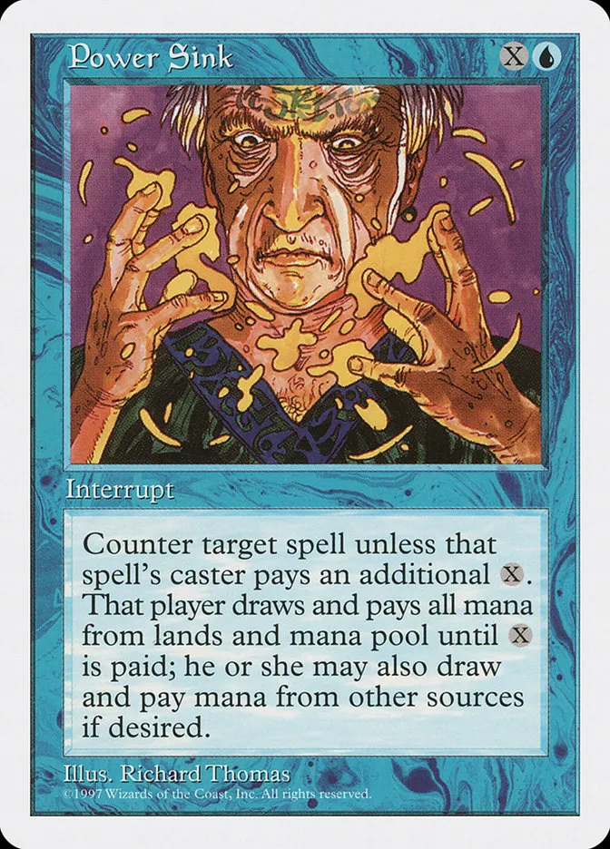 1997 Fifth Edition Power Sink uncommon #111 uncommon card image