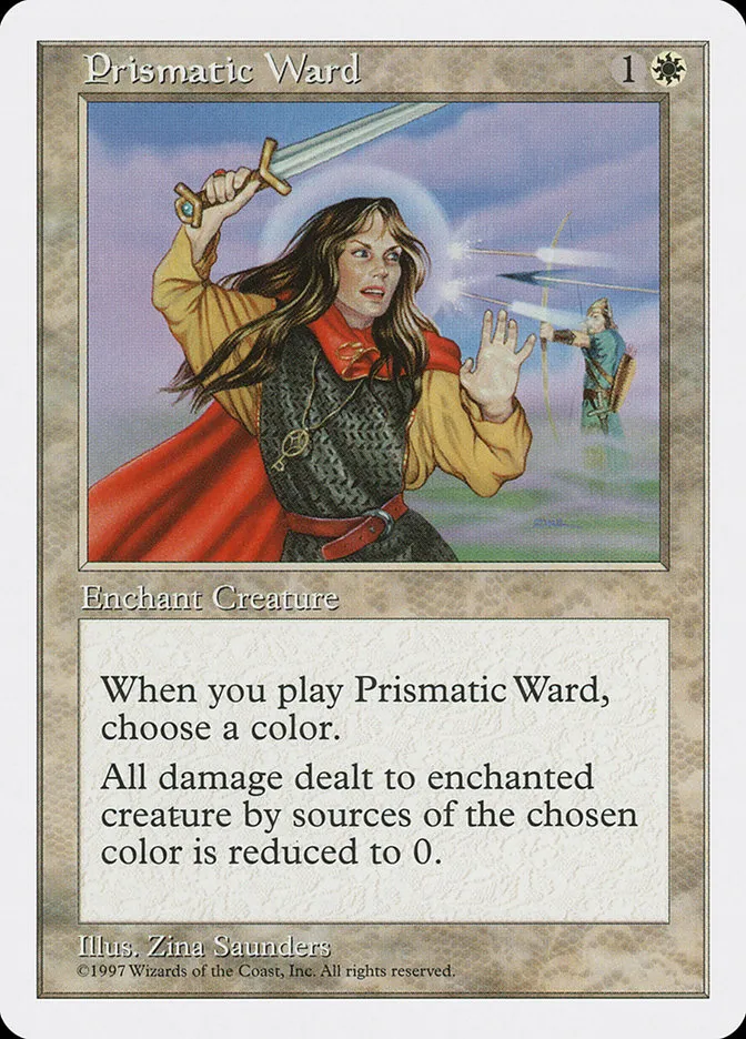 1997 Fifth Edition Prismatic Ward common #53 common card image