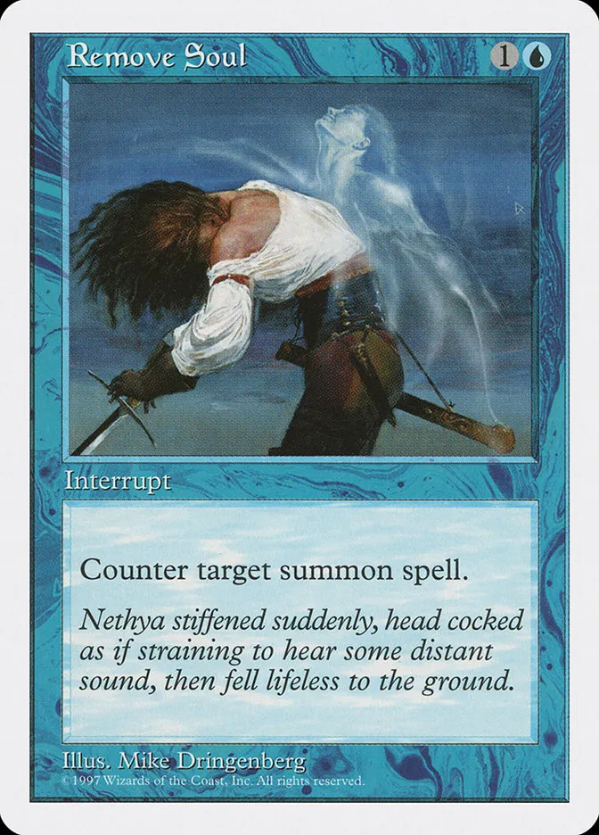 1997 Fifth Edition Remove Soul common #117 common card image